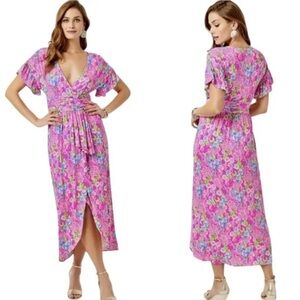 Lilly Pulitzer Anchorage Amethyst, maxi dress XL